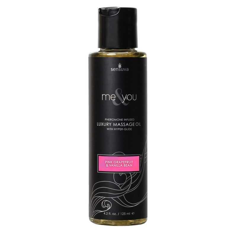 Sensuva - Me & You Pink Grapefruit & Vanilla Bean Massage Oil 125 ml|MASSAAŽ
