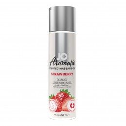 System Jo - Aromatix Scented Massage Oil Strawberry 120 ml|МАССАЖ