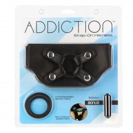 Addiction - Strap-On Harness One Size Fits Most Black (Ilma dildota)|STRAP-ON