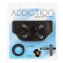 Addiction - Strap-On Harness One Size Fits Most Black (Without Dildo)