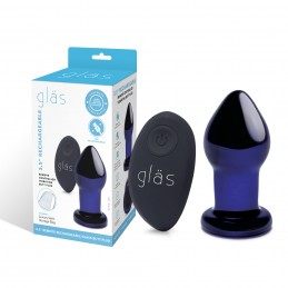 Glas - Rechargeable Remote Controlled Vibrating Butt Plug|ANAL PLAY