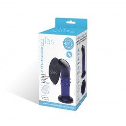 Glas - Rechargeable Remote Controlled Vibrating Dotted G-Spot/P-Spot Plug|ANAAL LELUD