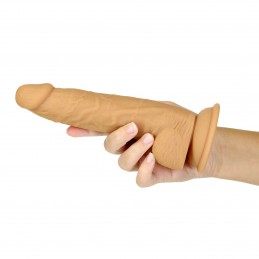 Buy Naked Addiction - Dual Density Silicone Dildo Caramel 20 cm with the best price