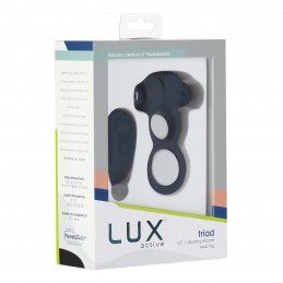 Lux Active - Triad Vibrating Dual Ring|COCK RINGS