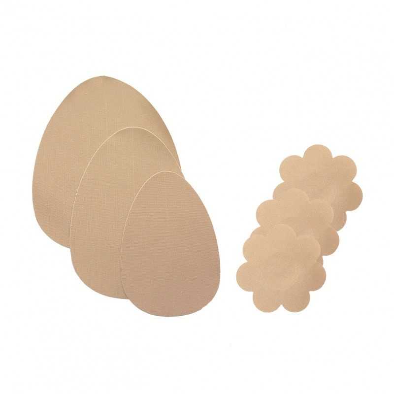 Buy Bye Bra - Breast Lift Pads + Satin Nipple Covers F-H Nude with the best price