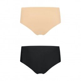 Buy Bye Bra - Invisible High Brief Nude + Black L with the best price