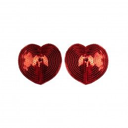 Buy Bye Bra - Heart Nipple Covers Red One-Size with the best price