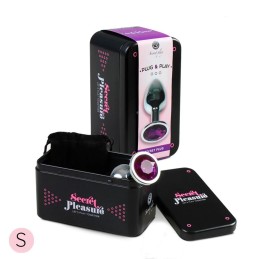 SECRET PLAY - С ПУРПУРНЫМ КАМЕНЕМ МЕТАЛЛИЧЕСКАЯ АНАЛЬНАЯ ПРОБКА