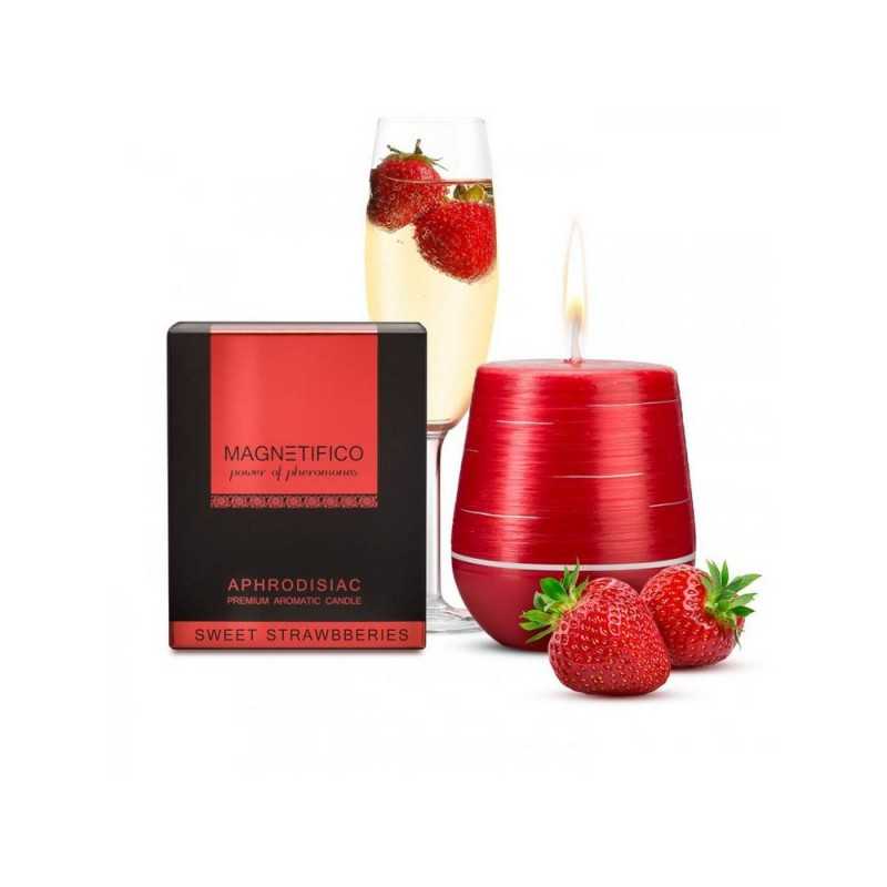 Buy MAGNETIFICO - PHEROMONE CANDLE SWEET STRAWBERRIES with the best price