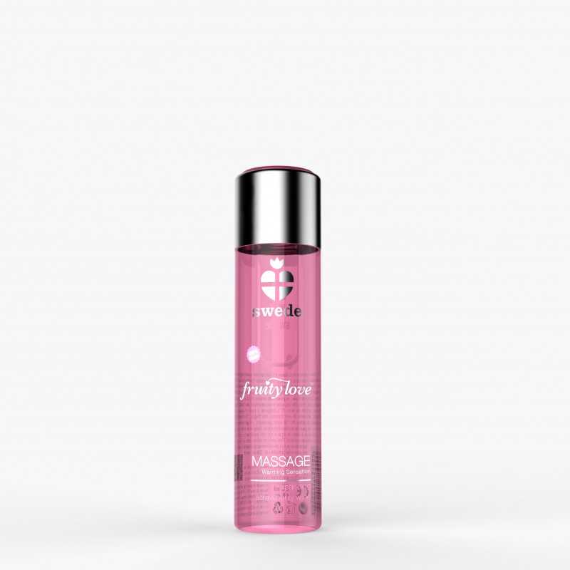 Swede - Fruity Love Massage Sparkling Strawberry Wine 60ml|LUBRICANT