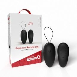The Screaming O - Premium Remote Egg Black|VIBRAATORID