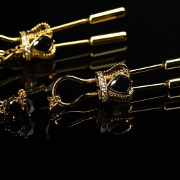 Buy UPKO Crown and Dangling Side Decorations Chain Nipple Clamps with the best price