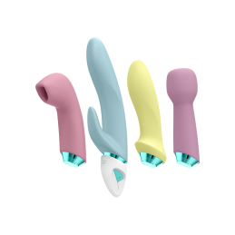 SATISFYER - FABULOUS FOUR - ВАКУУМНЫЙ СТИМУЛЯТОР + НАБОР ВИБРАТОРОВ