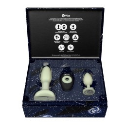 B-Vibe - Asstronaut Glow-In-The-Dark Anaaltappide Komplekt