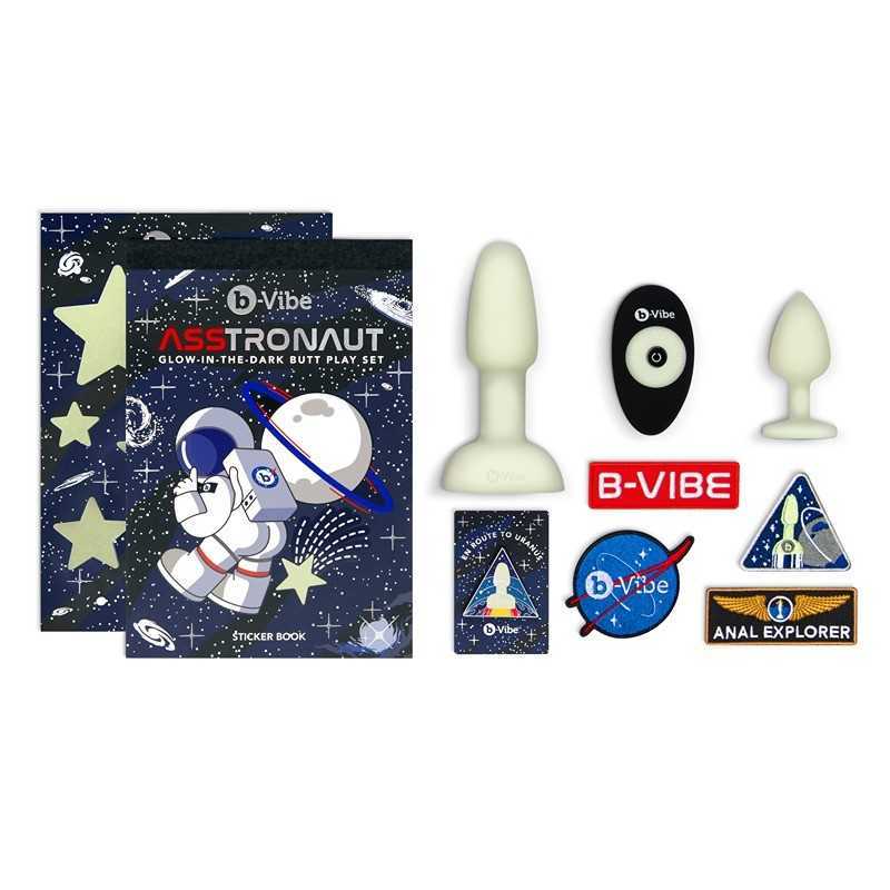 Buy B-VIBE - ASSTRONAUT GLOW-IN-THE-DARK BUTT PLAY SET with the best price