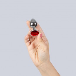 Buy SECRET PLAY - RED JEWELLED METAL BUTT PLUG with the best price