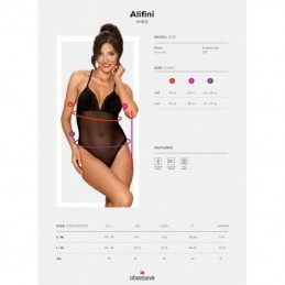Buy copy of OBSESSIVE - ALIFINI TEDDY BLACK L/XL with the best price