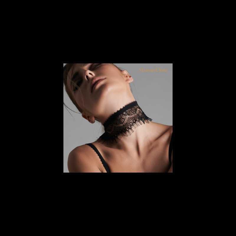 Buy MAISON CLOSE - ACCROCHE COEUR LACE CHOCKER BLACK with the best price