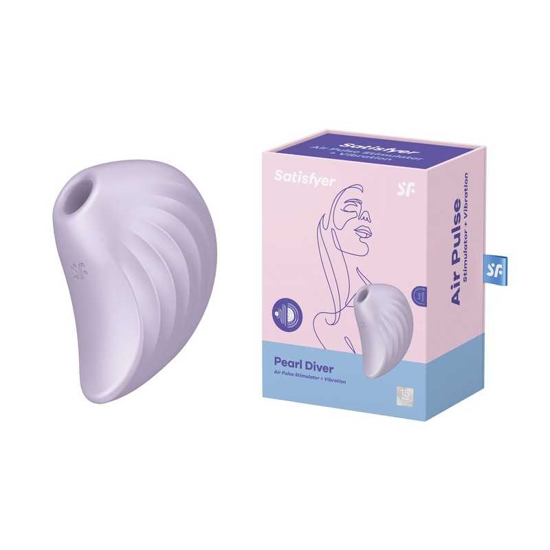 Buy SATISFYER - Pearl Diver Air Pulse Stimulator + Vibration with the best price