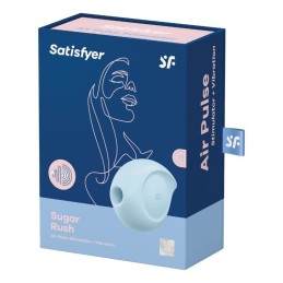 SATISFYER - SUGAR RUSH BLUE ВАКУУМНЫЙ СТИМУЛЯТОР С ВИБРАЦИЕЙ