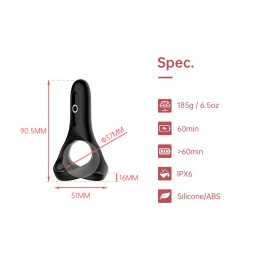 Buy MAGIC MOTION - RISE SMART WEARABLE COCKRING BLACK with the best price