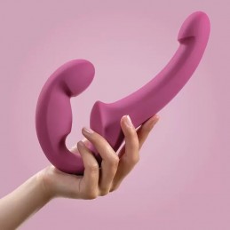 FUN FACTORY - SHARE LITE DOUBLE DILDO FOR COUPLES Berry|STRAP-ON