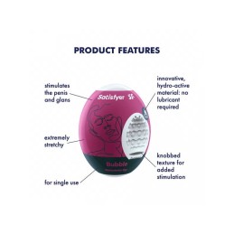 Satisfyer - Мастурбатор Egg Set Bubble 3 шт