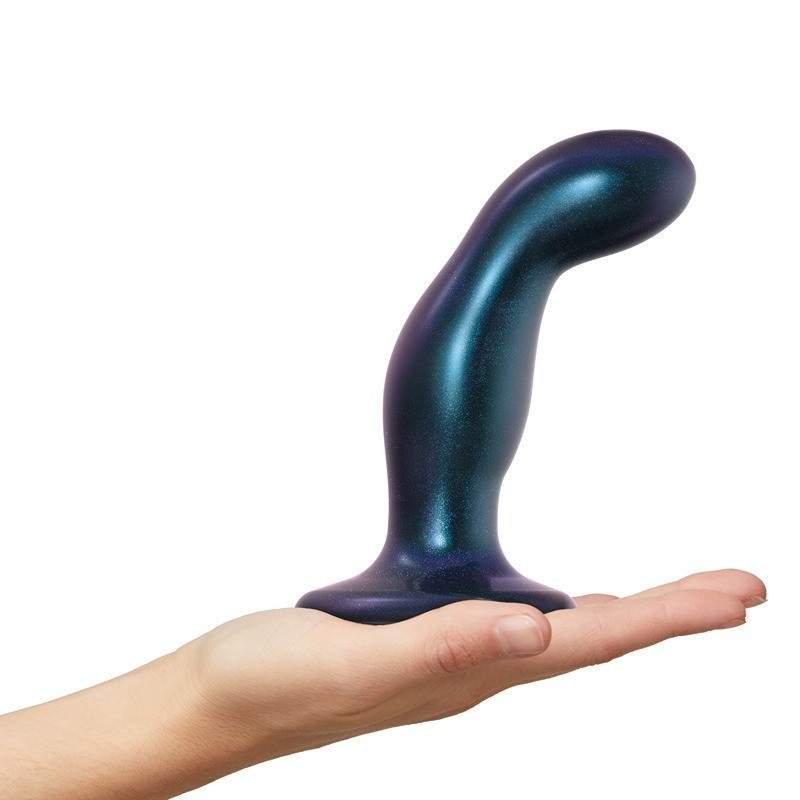 Buy STRAP-ON-ME - DILDO PLUG SNAKY METALLIC BLACK M with the best price