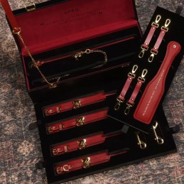 Buy UPKO - LEATHER KINKY TOOLS SET RED with the best price