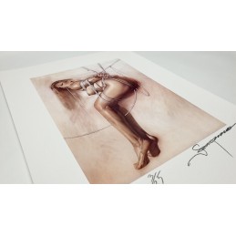 Hajime Sorayama - BDSM/Shibari Art Print 30x42cm