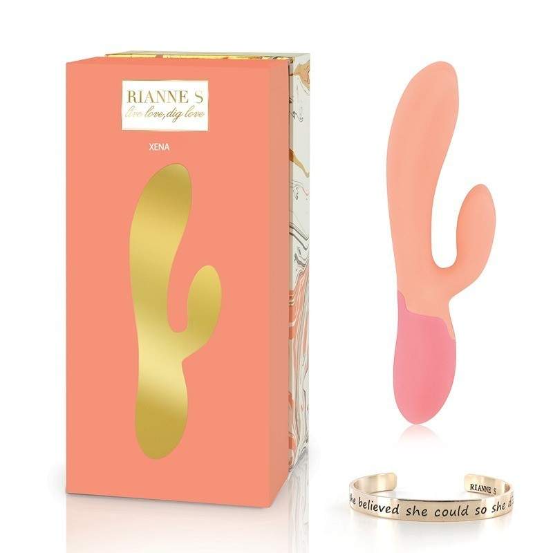 Rs - Essentials - Xena Heating Rabbit Vibrator Peach