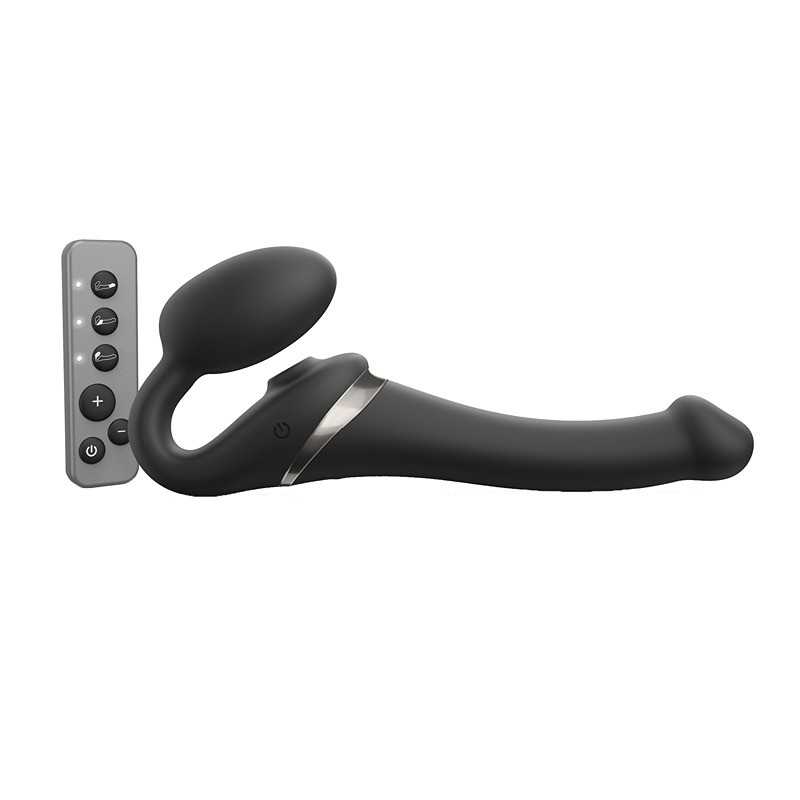STRAP-ON-ME - VIBRATING 3 MOTORS BENDABLE WITH REMOTE CONTROL|STRAP-ON