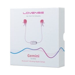 LOVENSE - GEMINI Смарт Вибрирующие Зажимы на Соски