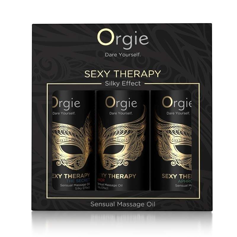 ORGIE - SEXY THERAPY MINI SIZE COLLECTION 3 X 30ML MASSAAŽIÕLIDE KOMPLEKT