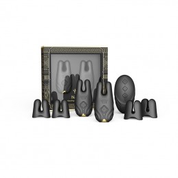 Buy ZALO - NAVE WIRELESS VIBRATING NIPPLE CLAMPS OBSIDIAN BLACK with the best price