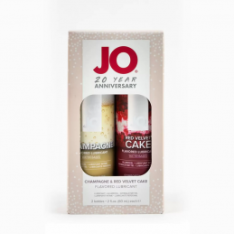 Buy SYSTEM JO - 20 YEAR ANNIVERSARY GIFT SET CHAMPAGNE 60ML & RED VELVET CAKE with the best price