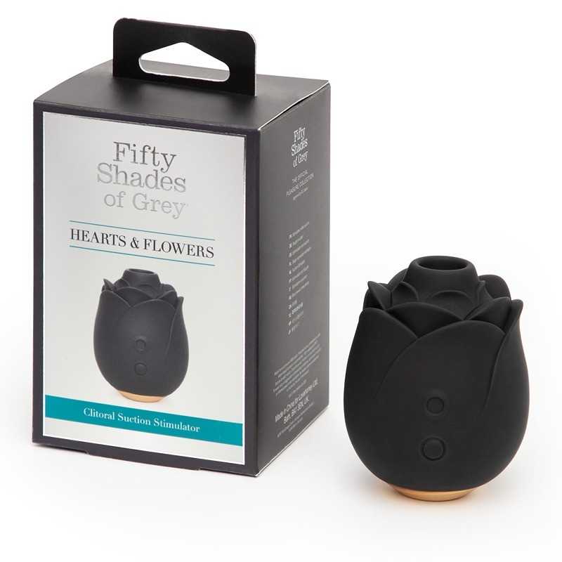 Buy FIFTY SHADES OF GREY - SUCTION ROSE BLACK CLITORAL STIMULATOR with the best price