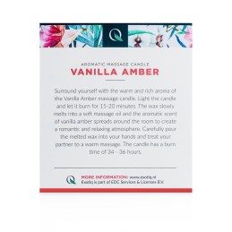 EXOTIQ - Свеча для Массажа Vanilla Amber 200g