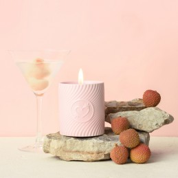 HighOnLove - Розовая Свеча для Массажа Lychee Martini|МАССАЖ