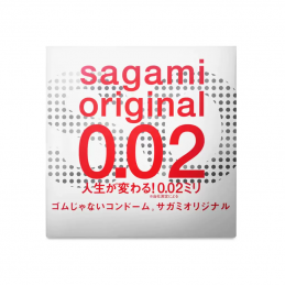 SAGAMI ORIGINAL 0.02 NON-LATEX CONDOMS 1PCS|SAFE SEX