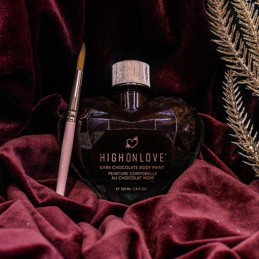 HighOnLove - Dark Chocolate Body Paint 100ml Съедобная Краска для Тела