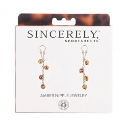 Sportsheets - Amber Nipple Jewelry|EROTIC JEWELRY