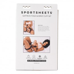 Buy Sportsheets - Saffron Thigh & Wrist Cuff Set with the best price