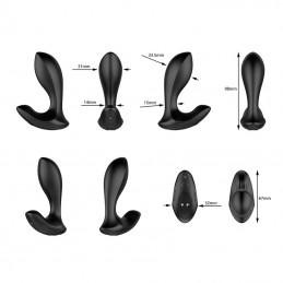 Buy Nexus - Duo Plug Remote Control Beginner Butt Plug Small Black with the best price