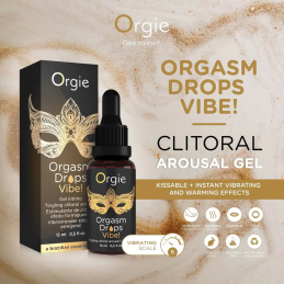 Orgie – Orgasm Drops Vibe! Vedel Vibraator Tilgad 15 ml