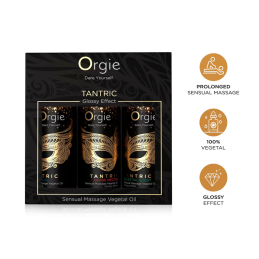 ORGIE - TANTRIC MINI SIZE COLLECTION 3 X 30ML MASSAAŽIÕLIDE KOMPLEKT