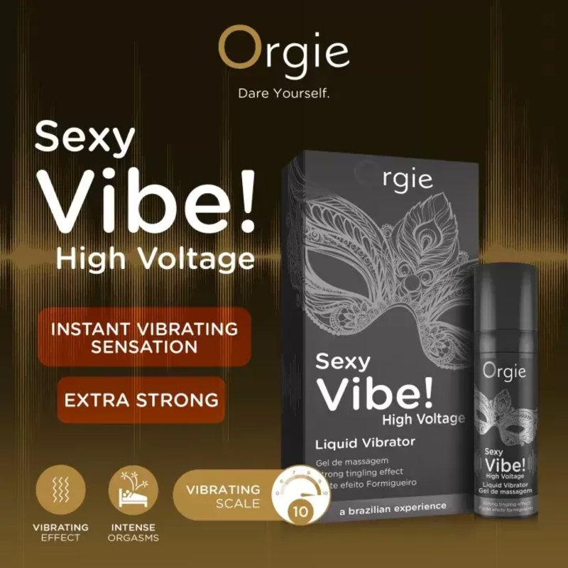 Orgie – Жидкий Вибратор Sexy Vibe! High Voltage Гель 15 мл