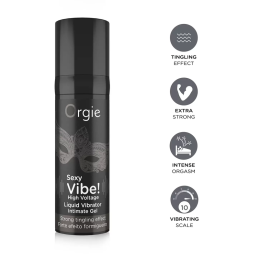 Orgie – Жидкий Вибратор Sexy Vibe! High Voltage Гель 15 мл