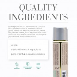 System JO - Naturals Massage Oil Peppermint & Eucalyptus 120 ml|MASSAAŽ