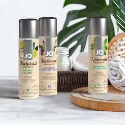 System JO - Naturals Massage Oil Peppermint & Eucalyptus 120 ml|MASSAAŽ